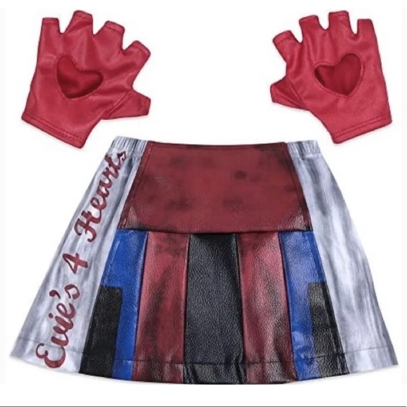 Authentic Disney Store Descendants Faux Leather Evie Complete Costume size 4 - Picture 4 of 5